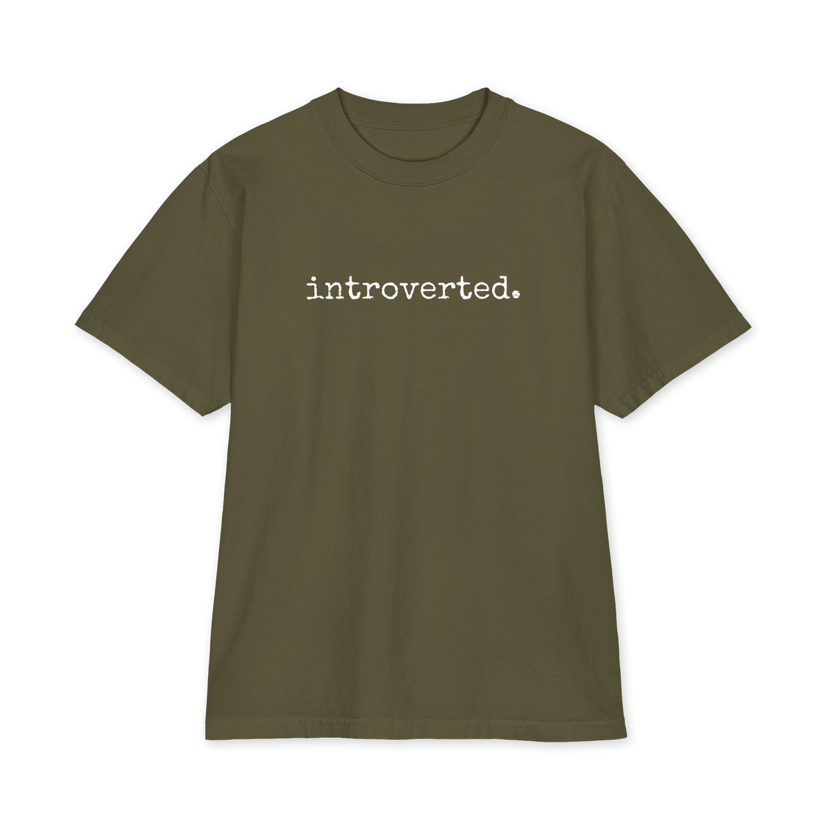 introverted. tee